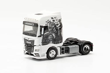 herpa 314473 Man Man TGX GX Lagoudakis 1 / Archilles, Held von Troja“ Zugmaschine Miniaturmodelle Kleinmodell Sammlerstück Detailgetreu, mehfarbig, im Sale